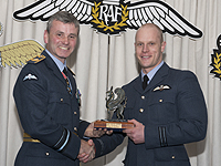Air Vice Marshal Andrew Turner with Flight Lieutenant Mark “Robbo” Robson 