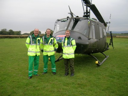 Paramedics meet huey!